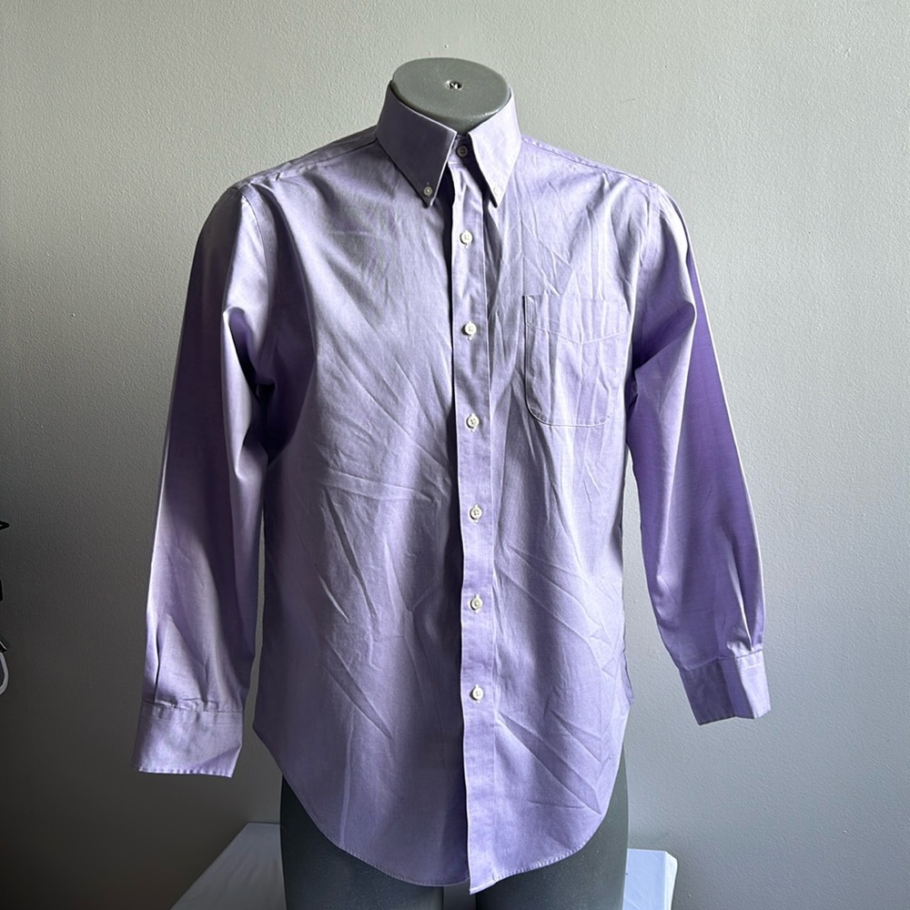 Purple Dress Shirt 15.5 Lauren Ralph Lauren